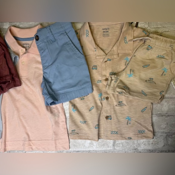 Toddler Boy 2T Carter’s Clothes Lot - Picture 2 of 2